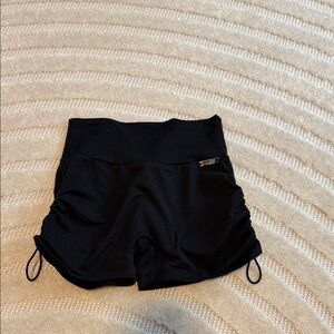 Bombshell Sportswear Ruched Side Athletic Shorts